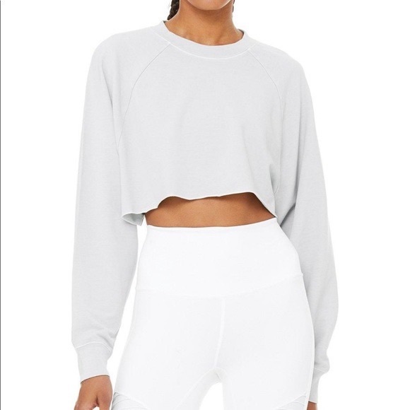 Alo Yoga Washed Double Take Pullover - Picture 1 of 5